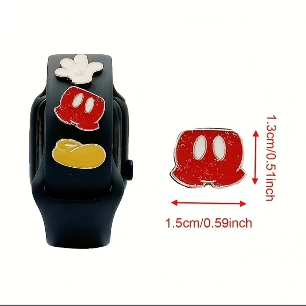 Mickey Mouse watch band charms